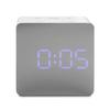 Digital 1224-hour LED Mirror Clock Night Light Alarm & Snooze Mirror Alarm Clock - Blue Light
