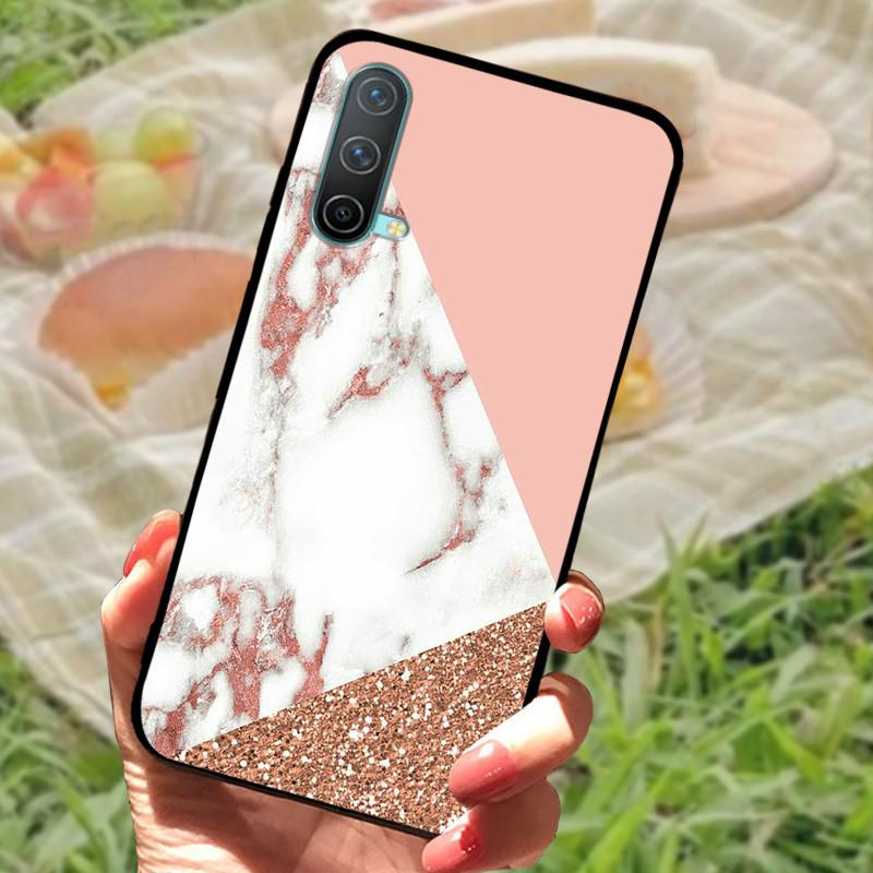 For Oneplus Nord CE 5G Case Cover Nord CE5G Silicone Soft Marble Black Bumper Funda Coque for OnePlus Nord CE 5G Protective Bag
