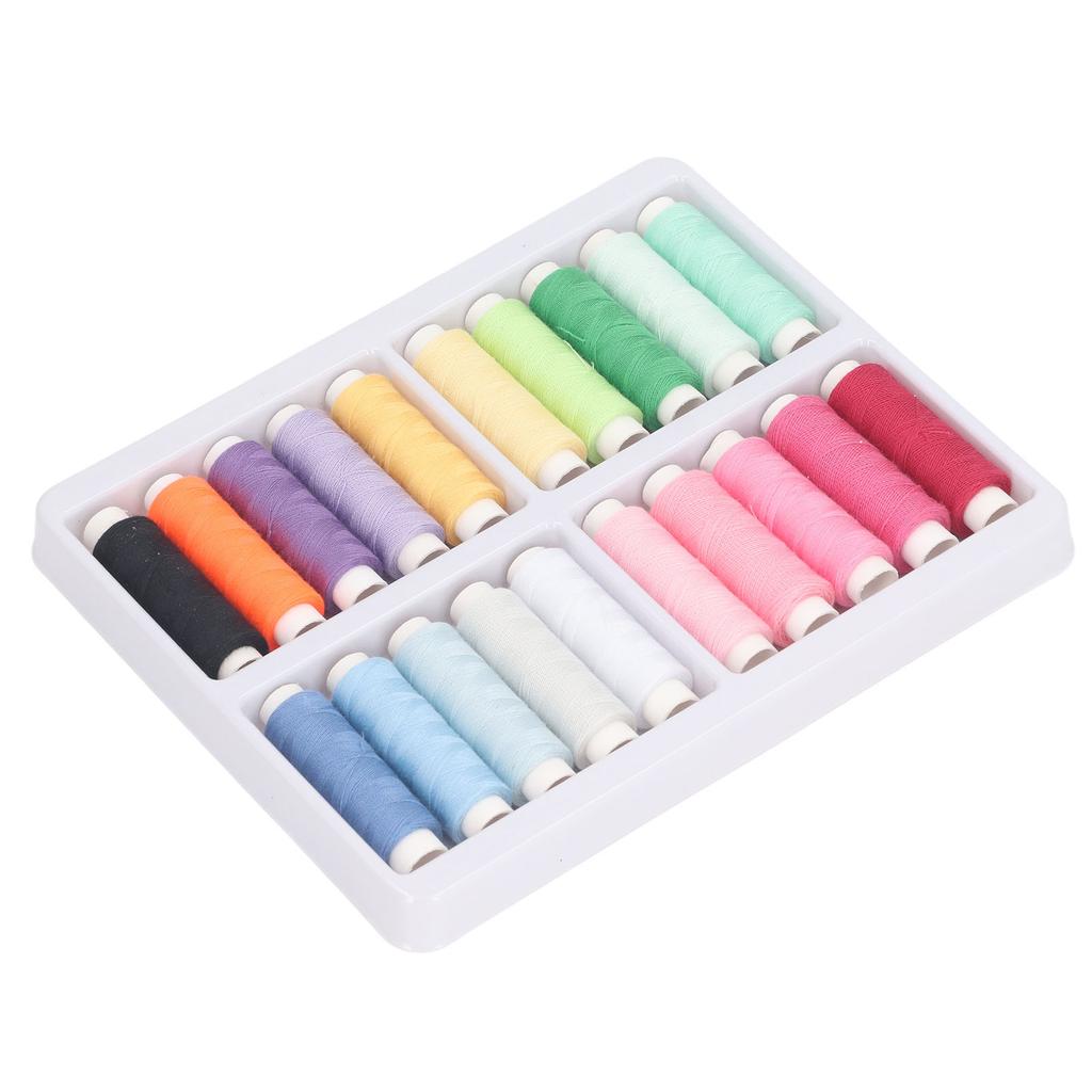 20 Colors Sewing Threads Kits 328ft Polyester Sewing Thread Multipurpose   Sewing Thread Spools for Making Clothes Crafts