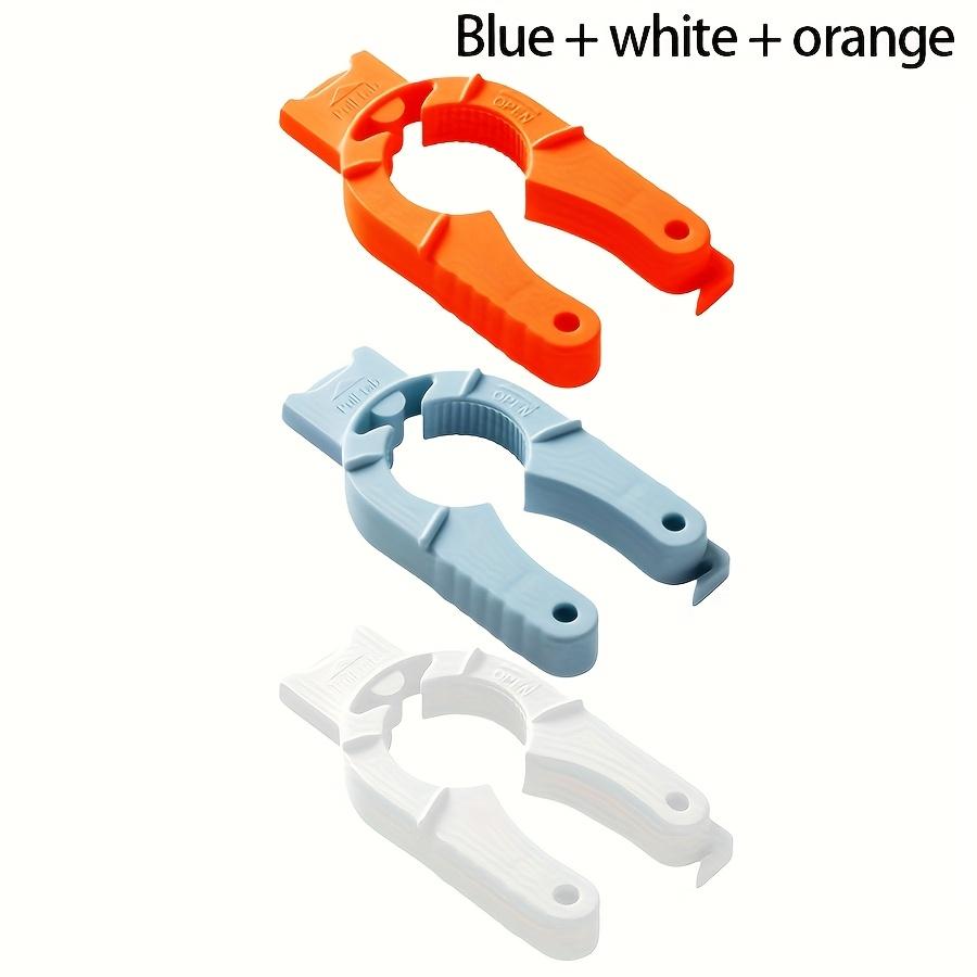 3pcs Multifunctional Plastic Manual Can Opener | Ergonomic, Easy to Disassemble & Open Lids, Home Kitchen Special