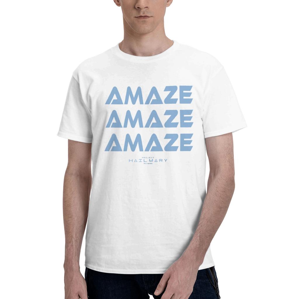 Custom Project Hail Mary T Shirts Unisex Shortsleeve Ryland Grace Movie Tshirts Casual Tee Tops Pure Cotton