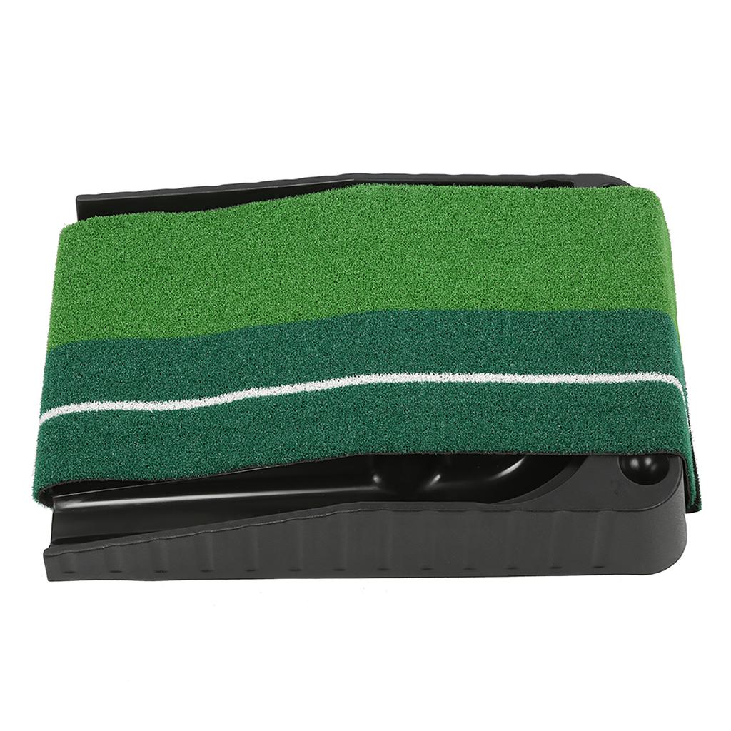 Tapete de Putting de Golfe de Grama Verde Interno Retorno de Bola Tapete de Prática de Golfe Equipamento de Treino