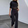 Women's Sub-fashion Casual Suit Two-piece Set