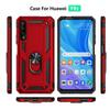 Suitable for Huawei P40Pro Sergeant anti-drop mobile phone case Honor X9 car ring bracket three-proof protective case