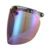 Motorcycle And Electric Bike Helmet Half Helmet Three Button Windproof Lens+Harley Retro Helmet Straight Face Bubble Lens