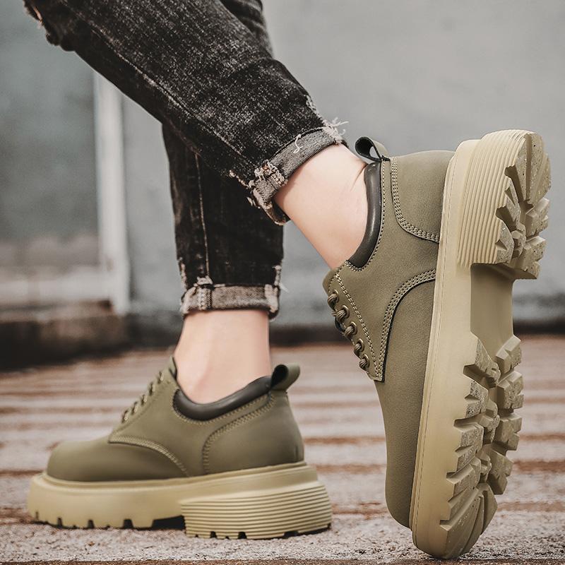 Fashion Luxury and Trendy Men's Thick Soled Shoes Minimalist and High-quality Styles Leisure Party Business and Office Lace Up Shoes