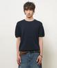 GENERALIDEA Man Temperature Cut Cool Classic Crew Neck Half Knit [Dark Navy] / Gf2Mkp022