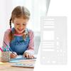Home Calendar Stencil Journal Stencils Ruler Dotted Accessories for Habit Tracker Lists Planning Banners Lettering Stamps Diary