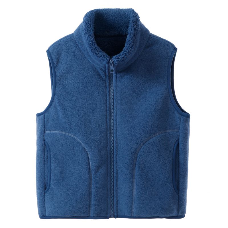 

Детский теплый флисовый жилет без рукавов на молнии для детей 4-14 лет 130