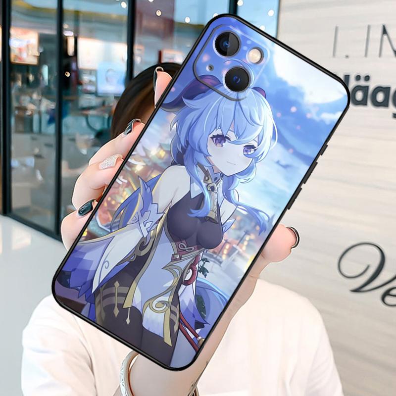 Ganyu Genshin Impact Phone Case For iPhone 13 12 Mini 11 14 15 16 Pro Max Plus X XS Max XR Cover Shell