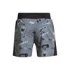 Under Armour Animal Print Letter Print Elastic Waist Straight Casual Shorts Men Shorts Gray 1379302-001