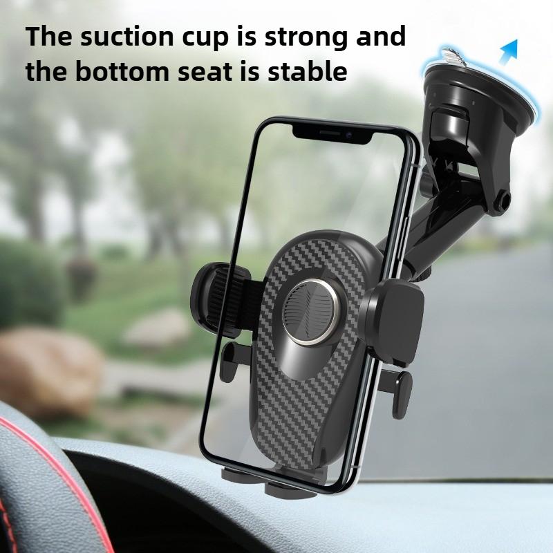 360° Windshield Car Dashboard Mobile Cell Support Bracket Sucker Car Phone Holder for 4.7-6.7" Mobile Phone, Auto Accessories