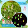 6pcs Tiny Mini Resin Gnomes Glow in The Dark Miniature Decor Fairy Garden Statues  Landscape Decor