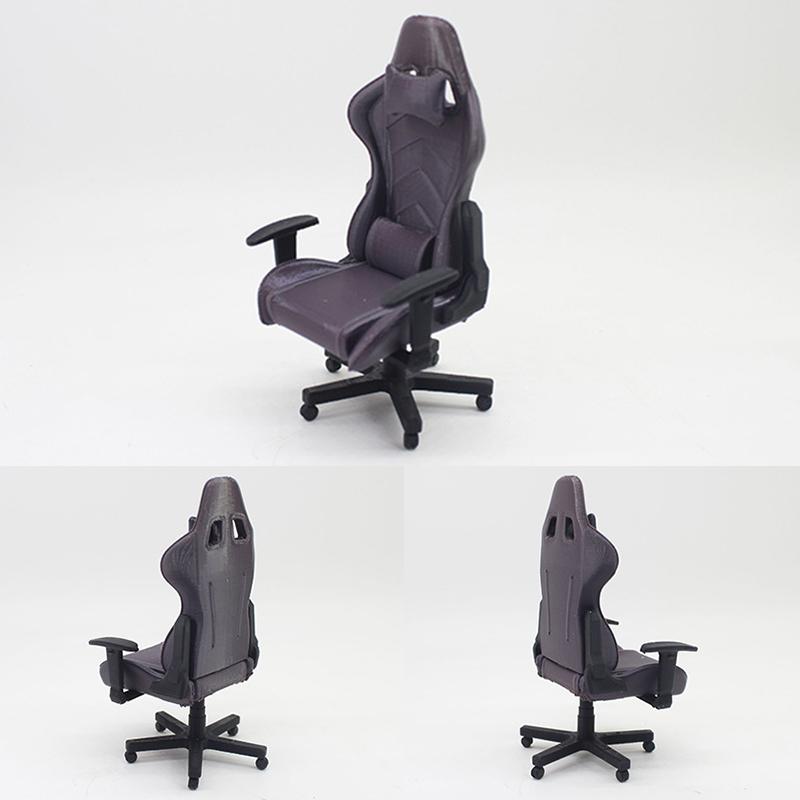 1/12 Puppenhaus Esports Spiele Computer Tastatur Set Schreibtisch Stuhl Set Puppe Arbeitszimmer Möbel Dekor Mikro Szene Requisiten