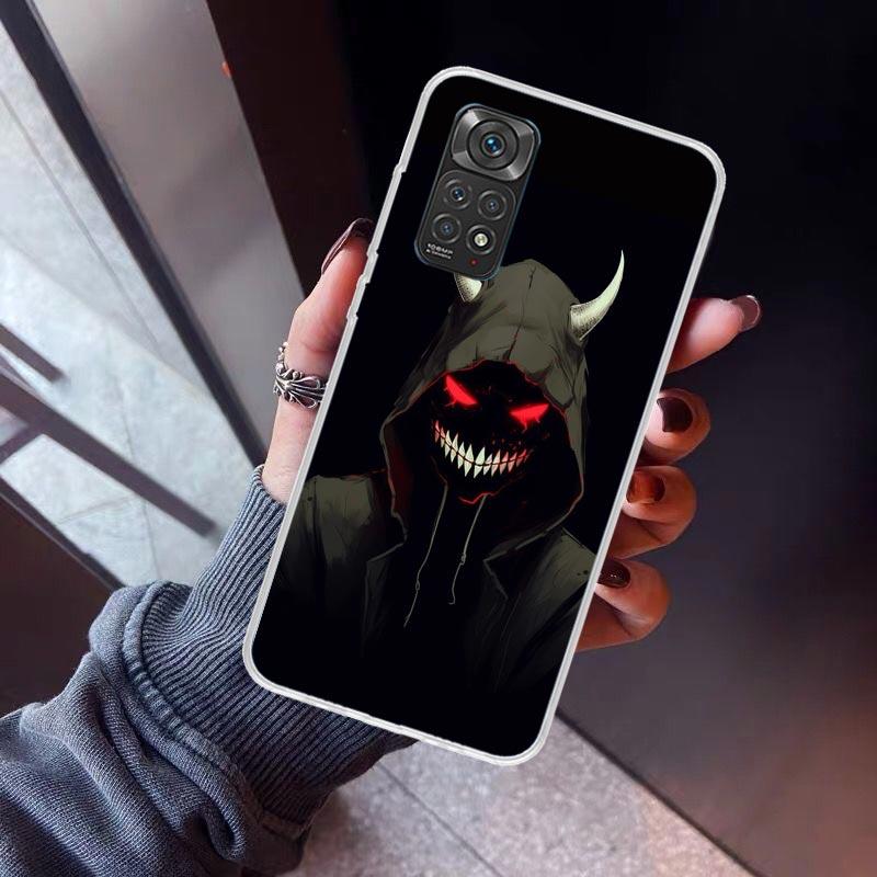 Devil Bad Boy Anime Phone Case For Xiaomi Redmi Note 10 11 12 13 14 15 Pro Plus 11S 12S 14S 11T 11E 10S Soft TPU Back Cover Redm