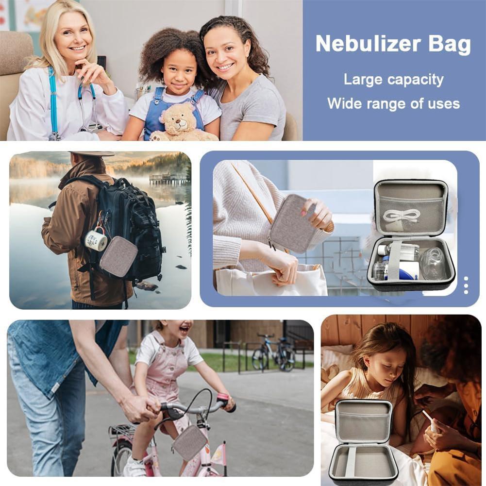 

Portable Nebulizer Carry Bag Anti-Scratch Nebulizer Carrying Case Large Capacity Nebulizer Storage Handbag Emergency Medical Bag CHINA