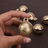 Rustproof Vintage Brass Chinese Good Luck Bell Charms 2/3Pcs for Bracelet Pendant DIY Jewelry Craft Projects