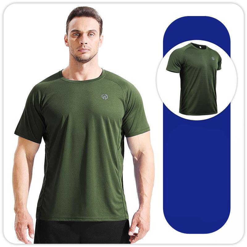 T-shirts de course pour hommes T-shirt de sport Hauts de fitness Vêtements de sport à séchage rapide Veste d'entraînement Vêtements de gym Maillots M L XL XXL 3XL 4XL