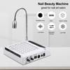 Nail Dust Suction Nail Lamp+Nail Dust Collector Nail Drill Machine Dust Suction Cleaner Nails Art Salon Tools