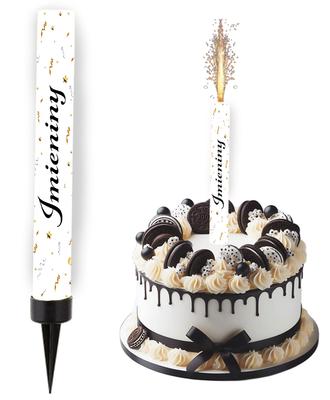 Wedding Cake Fountain Black Inscription Name Day 1Pc.