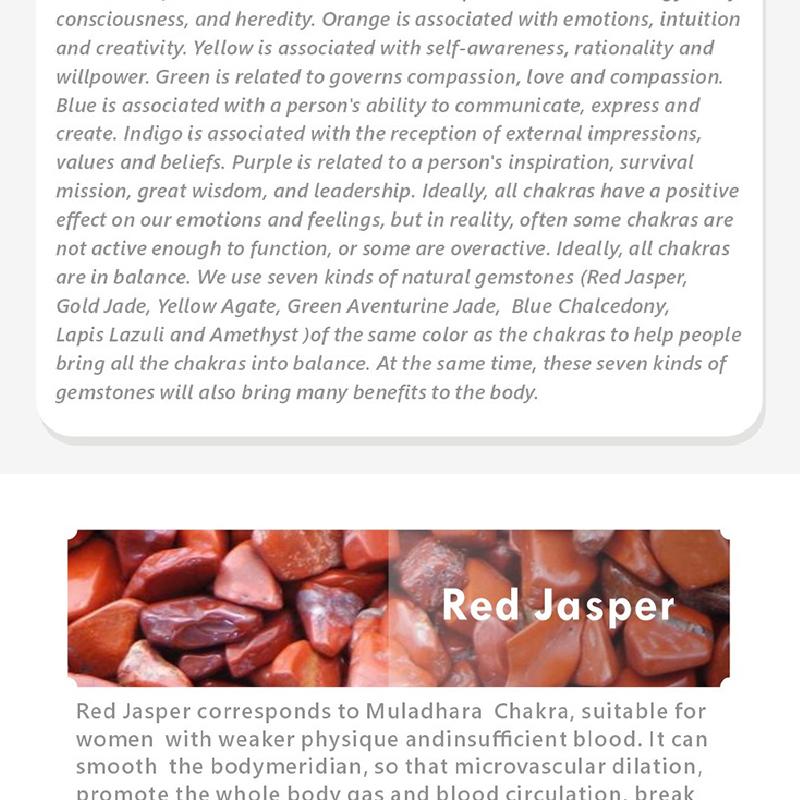 Husă de pernă cu 7 cristale pentru masaj curcubeu, pernă cu infraroșu îndepărtat, ametist, jad, piatră prețioasă pentru somn, husă de pernă încălzită pentru terapie