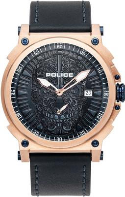 Zegarek POLICE PL15728JSR.03. Kwarcowy, Kolor czarny. Mężczyzna.
