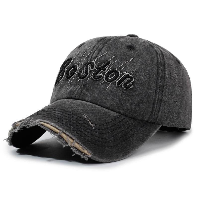 Casquette de baseball vintage pour homme Casquette brodée de lettres tridimensionnelles pour femme