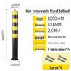 Reflective Steel Anti-Collision Parking Post with Lock