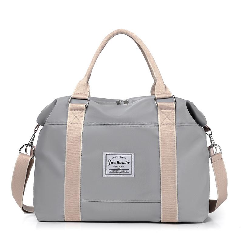 

Дорожная сумка для хранения, разделение сухого и влажного, спортивная сумка на плечо, сумка для йоги, фитнес-сумка, дорожная сумка большой вместимости светло-серый