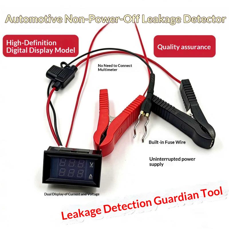 Car Leakage Tester 1Pcs High Accuracy Portable Vehicle Battery Leakage Detection Tool for Mechanics Car Enthusiasts