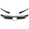 Honda Civic 10th Gen Carbon Fiber Texture Grille Frame Decorative Strip (Piano Black) - Engine Hood
