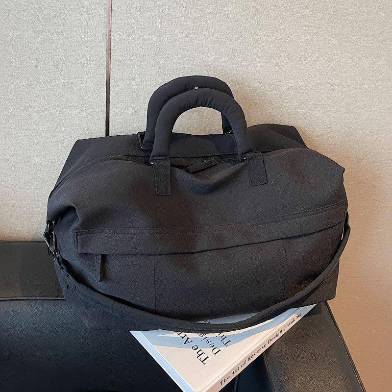 Large capacity short trip bag, female boarding bag, business trip handbag, men's sports fitness bag, travel storage bag
