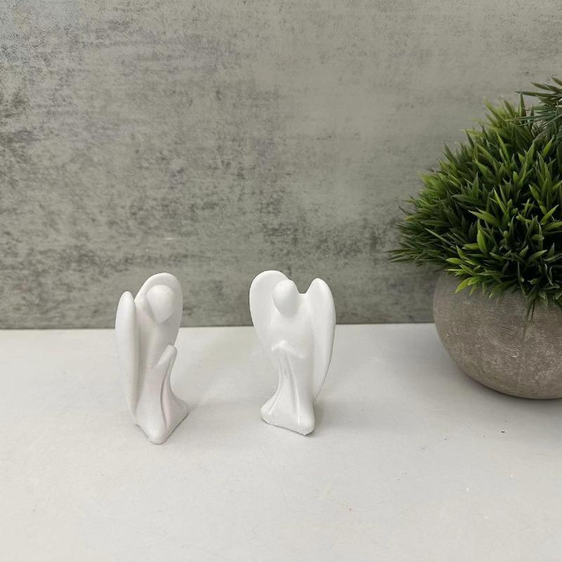 Angel Ornament Silicone Mold Wing Angel Candle Plaster Ornament Silicone Mold DIY Desktop Ornament Angel Mold Candle Mold