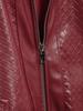 Spring 2025 Women's Faux Leather Bomber Jacket - European & American Style, Loose Fit