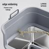Semi-Enclosed Stainless Steel Cat Litter Box with High Walls, Splash and Leak Resistant, Large Top-Entry Design.