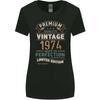 Premium Vintage 51st Birthday 1974 Womens Wider Cut T-Shirt