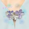 Blooming Brooch Clip Conceals Prevents Clothes No and Damage Fabric Women's (Lilac) - Openings, Peeking, Fastener, Holes, Pins, Non-Slip, Lightweight,