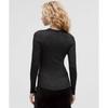 Lululemon Hold Tight Long Sleeve Shirt  Sparkle Black Silver