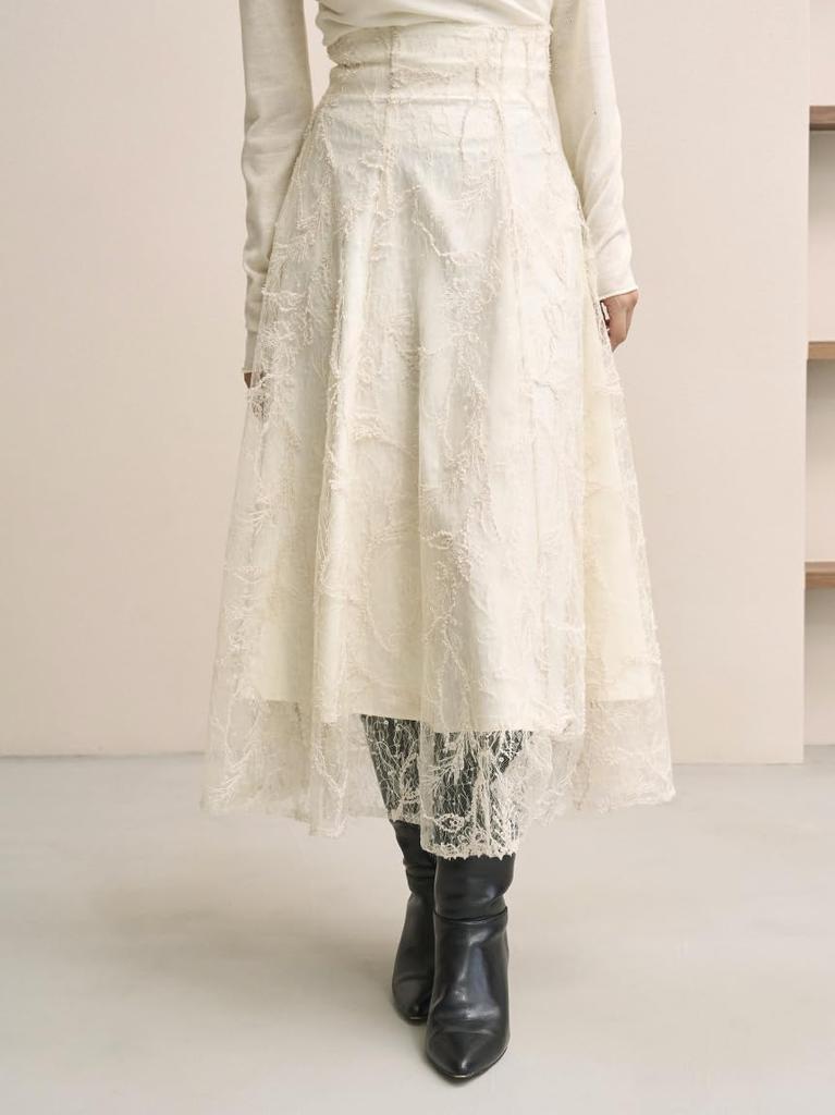 Embroidered Skirt SWFS255051IVR1