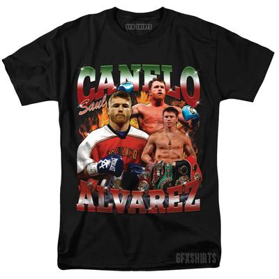 Canelo Alvarez T-Shirt Boxen 90er Vintage Grafikdesign T-Shirt
