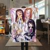 1pz Coperta di Flanella con Stampa Bratz, Alta Qualità per Tutte le Stagioni, Arredamento per la Casa, Calore e Comfort, Perfetta per Regali di Natale
