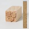Pottery Wood Texture Seal 16-piece Set of Solid Wood Cartoon Seal Tool Pottery Clay Clay Moon Cake Stamp Mold