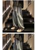 Men's Retro Solid Color Jeans: Spring & Autumn Straight-Leg Dad Pants, Loose Fit, Black/Grey, Wide Leg, Versatile Casual Long Pants