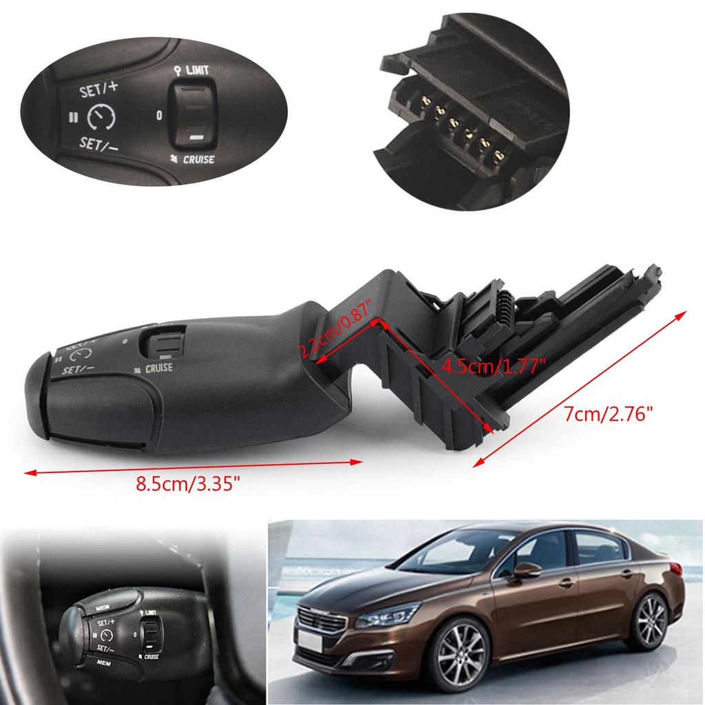 Neuer Lenkrad-Tempomatschalter für Peugeot 307 308 408 206 207 301 3008 Citroen C2 6242.Z9 6242Z9 96637159XT