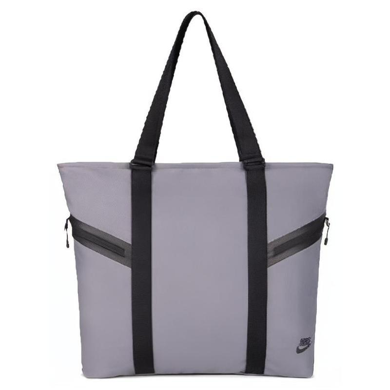 Nike Polyester Tote Bag Shopping Bag Handbag Shoulder Bag Regular Unisex Gray Casual BA5471-036
