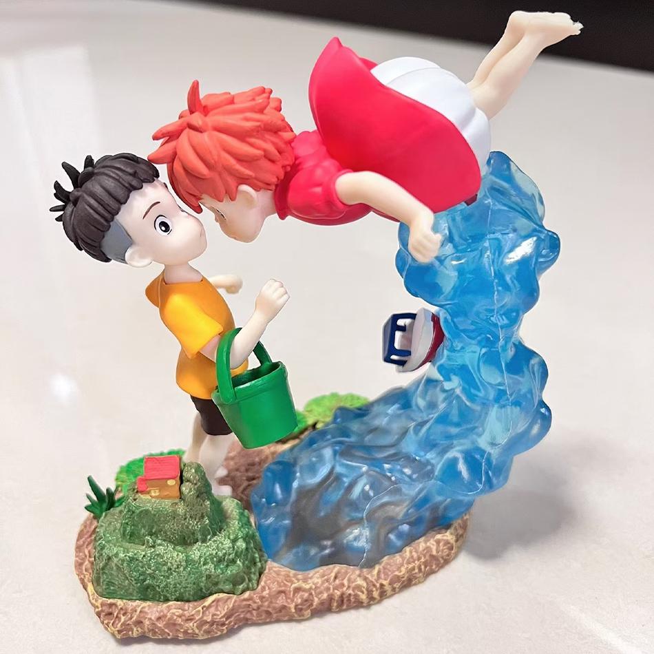 Ponyo On The Cliff Figure Ponyo Sousky Seagal Figure Pvc Gk Statue Anime Action Figurine Model Doll Collection Toy Kid Gift