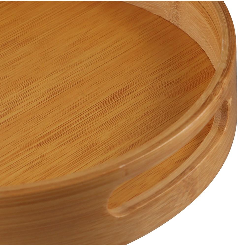 Multipurpose Tea Food Dish Simple Drink Platter Fruit Plate Bamboo Plate  Home Decoration