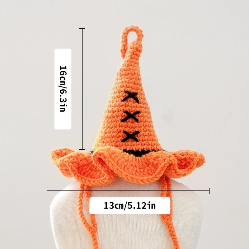 Wool Wizard Hat Pet Dog Cat Small Dog Puppy Out Handsome Casual Fashion Cute Accessories Halloween Wool Wizard Hat