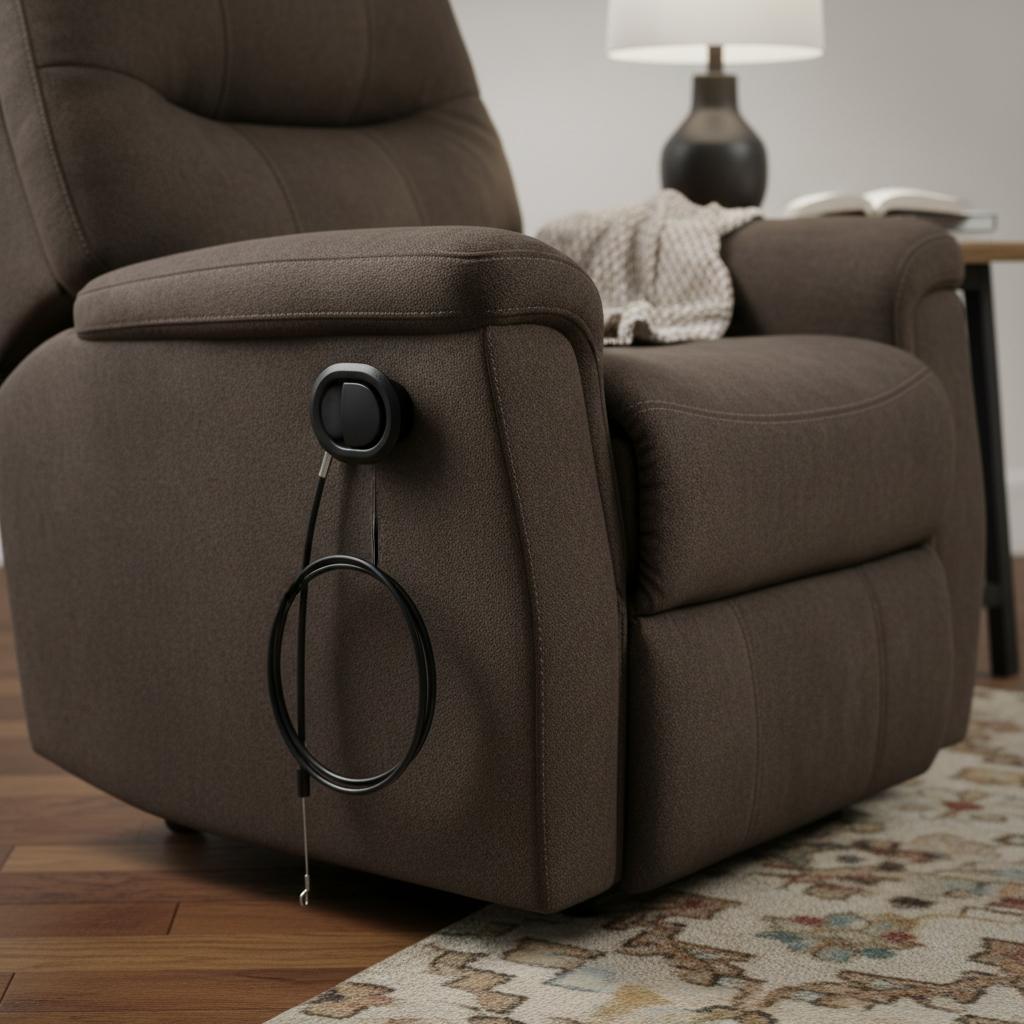 Sofa Manual Handle Plastic Hardware for Gas Spring Furniture Assembly