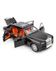 Model auta 1/18 Rolls-Royce Phantom ze slitiny tlakového odlitku Sběratelské autíčko se stahováním, klasický model vozu s dvojitými dveřmi Logo lze složit, dárek